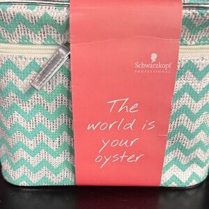 Blow dryer mini travel - Green and Cream